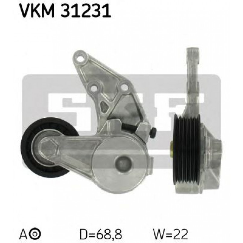 VKM 31231 SKF Натяжний ролик